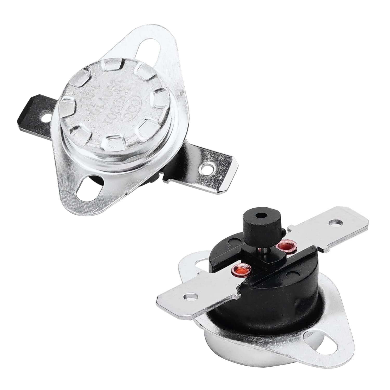 Fielect KSD301 Thermostat Temperature Control Switch,Adjust Snap Disc Temperature Switch 140°C Normally Closed 2 Pcs