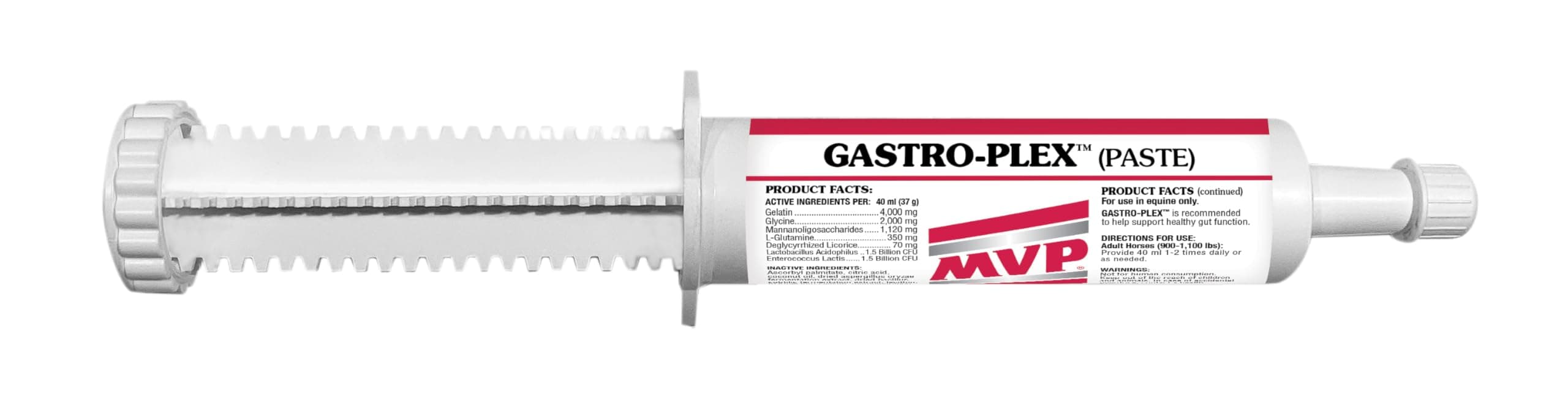 Gastro-Plex Paste 5-Pack (10 doses) Gastric Stress Relief Paste for Horses
