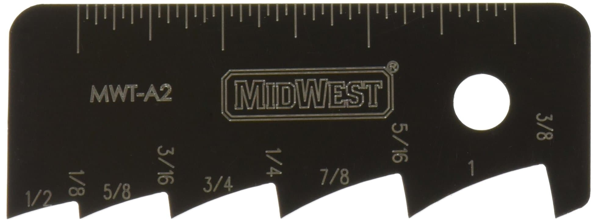 MIDWEST Scribe Mark & Measure Tool - 1/8" to 1" Marking Tool, Made in the USA - MWT-A2