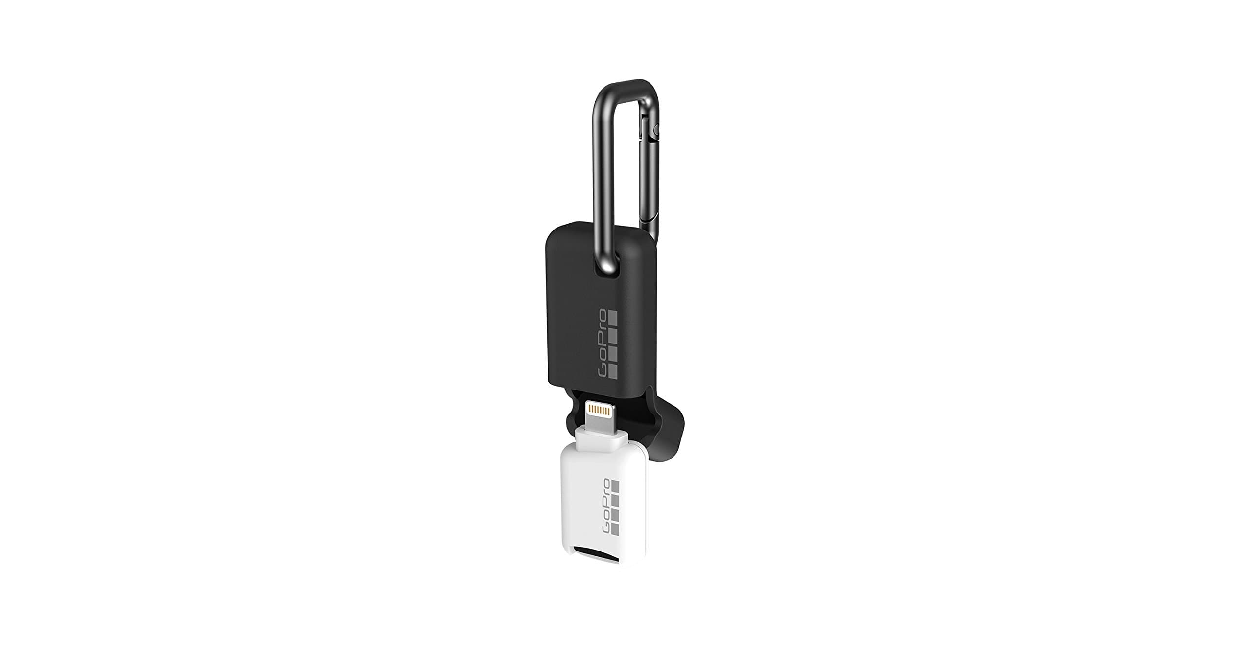 Gopro Quik Key For Apple Iphone/Ipad (Mobile Microsd Card Reader), Black