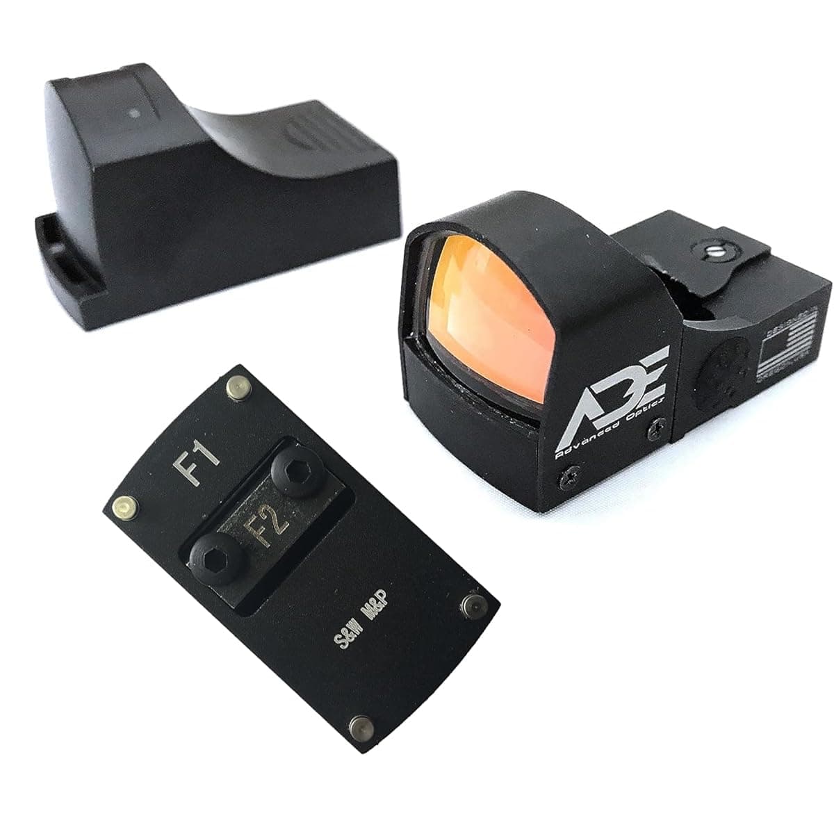 RD3-009 5 MOA Red Dot Sight with Mounting Plate for Smith & Wesson MP M&P, M&P 2.0, SD9VE, SD40VE Pistols + Additional Standard Picatinny Mount