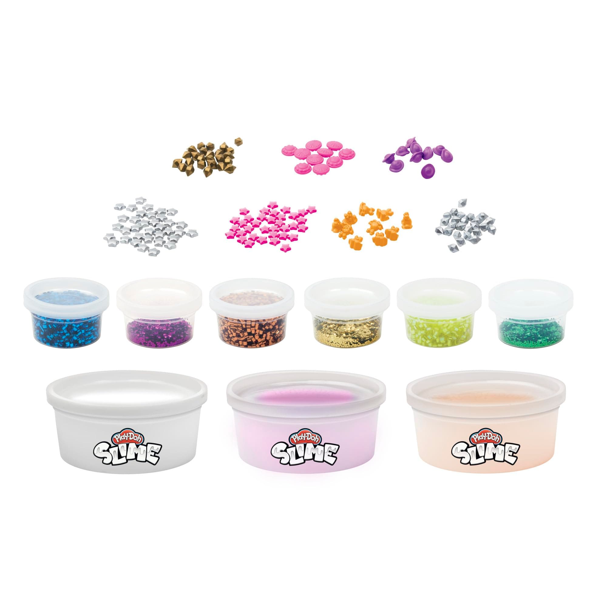 Play-Doh Play Doh Cosmic Mix n Squish Playset - Includes 3 Containers of Slime and 9 Different Mix Ins