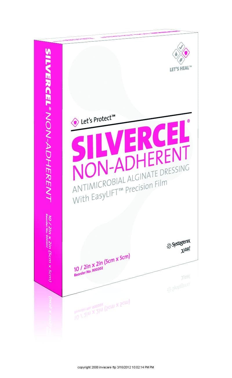 SILVERCEL Non-Adherent Dressing [SILVERCEL NON-ADH DSG 2X2] by Silvercel