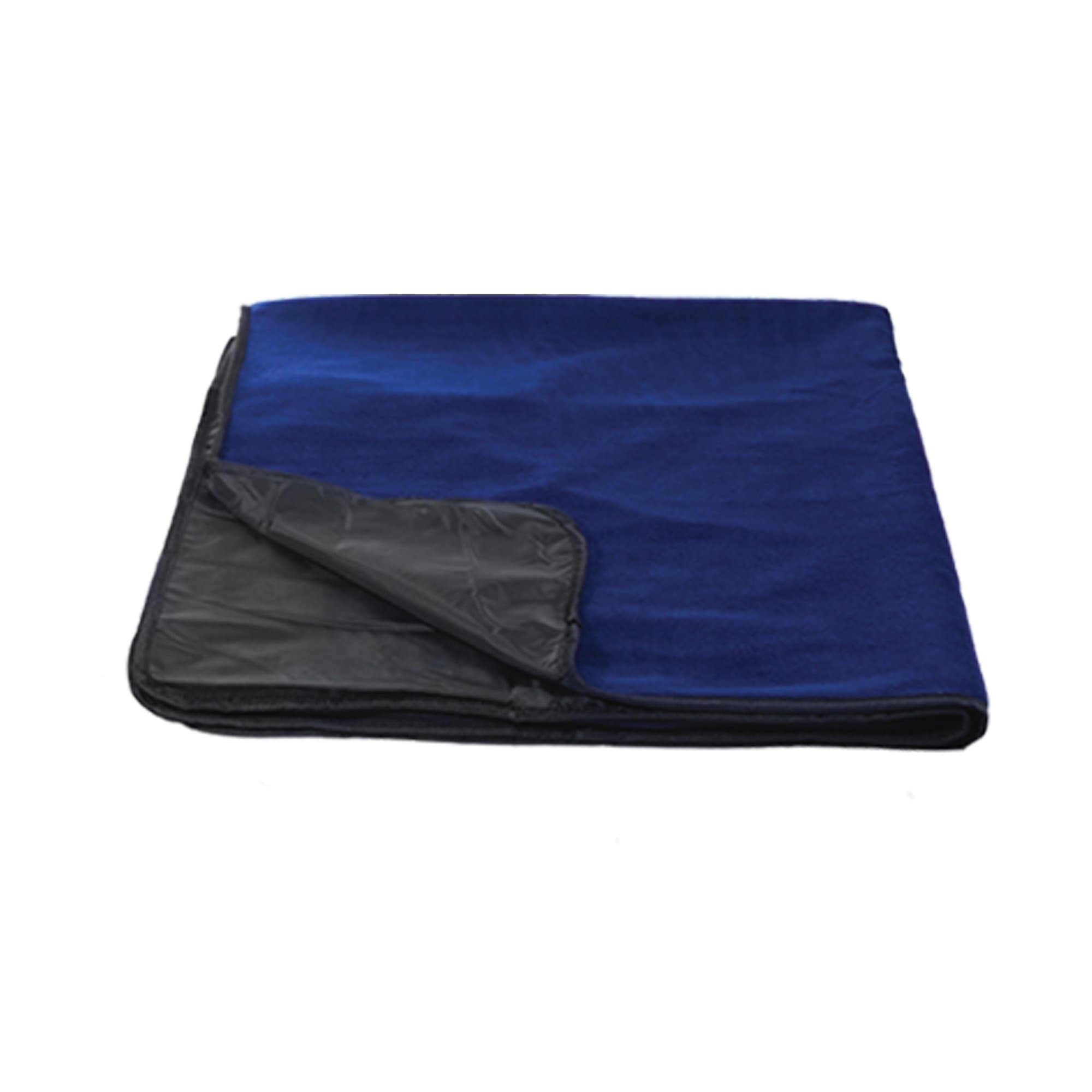 Waterproof Tailgate/Picnic Blanket with Handles (Navy)