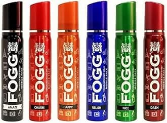 Men & Women Body Spray Pocket Deo, Charm, Happy, Dash, Nice & Relish 25Ml X 6 Liquid Fresh Scent Deodorant Spray - & (150 Ml, Pack Of 6)