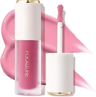FOCALLURE Silky Cream Liquid Blush,Leaving a Matte Dewy Makeup Look,Easy to Apply and Create a Natural Flush,Long Lasting and Lightweight Cheek Blush Face Makeup,STAY HIGH