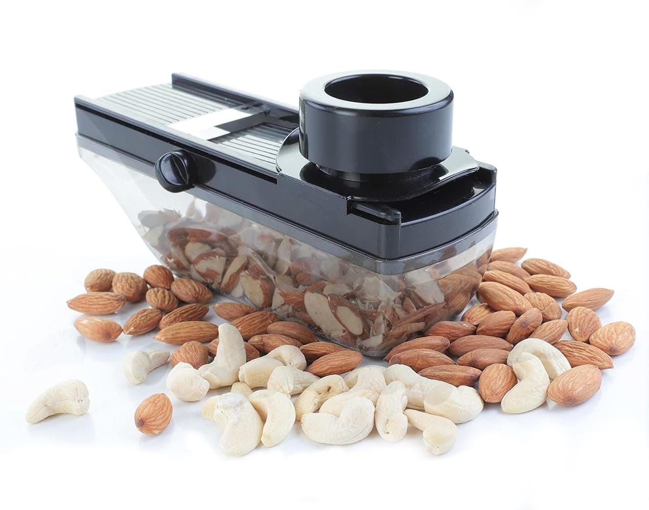 Vegetable Dry Fruit Cutter Slicer (Plastic-Black)