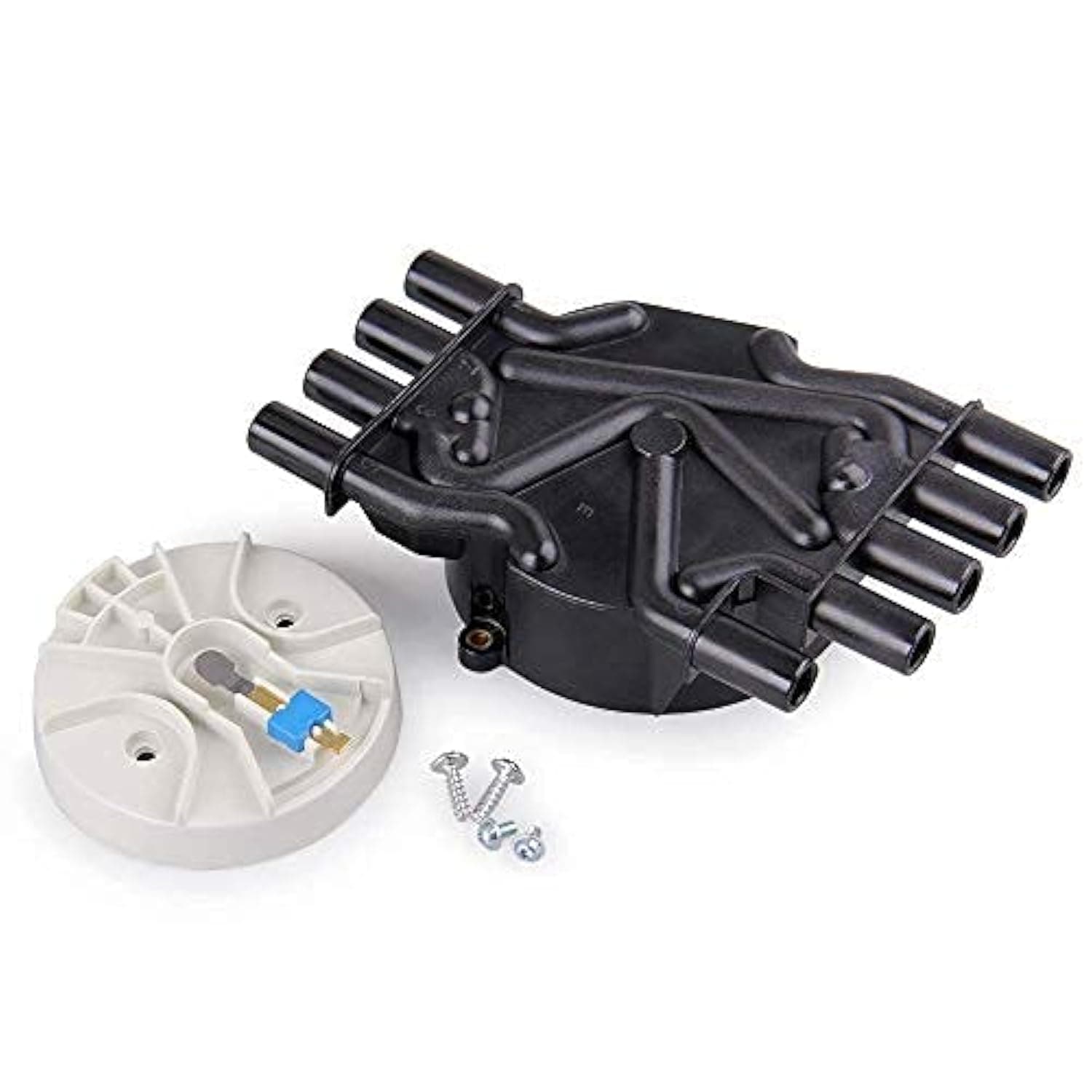 big-autoparts Ignition Distributor Set Brass Terminals Distributor Cap and Rotor Kit compatible with Chevrolet GMC Cadillac Vortec V8 5.0l 5.7l 7.4l Compatible Part Number DR474 DR331
