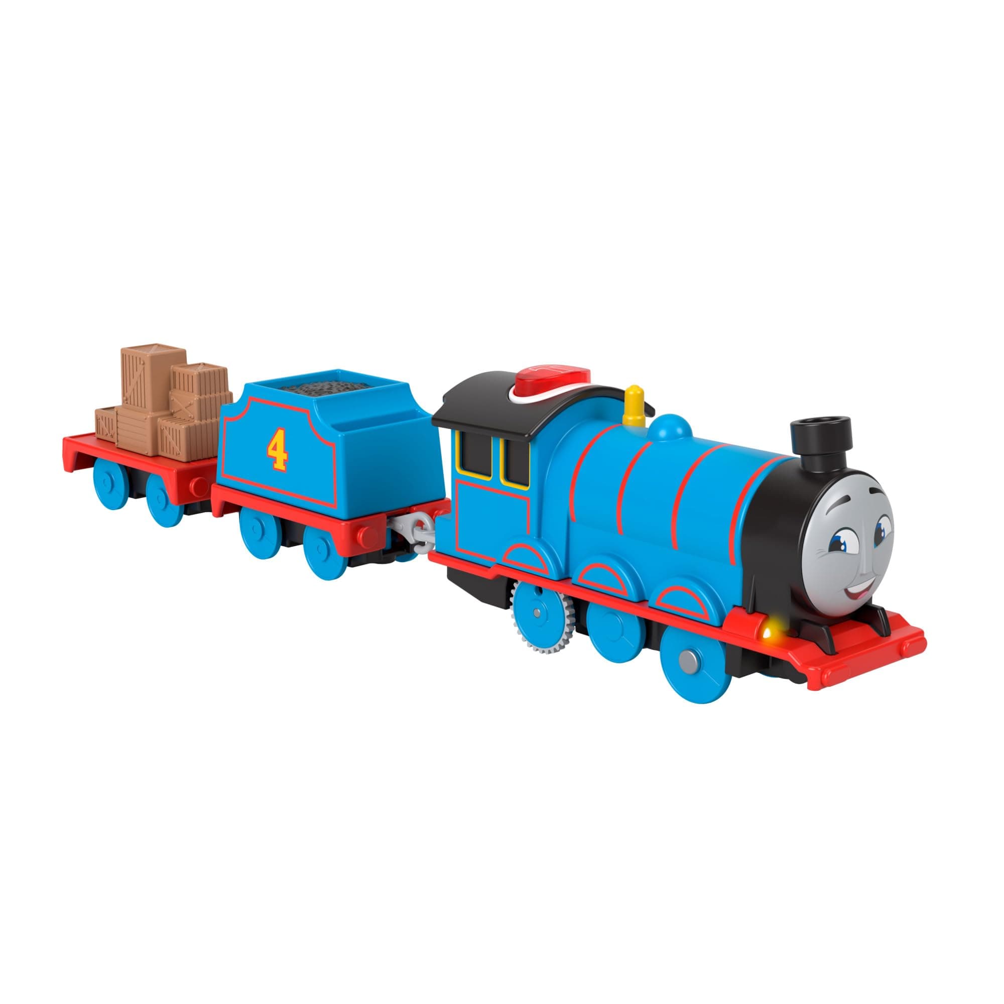 Thomas & Friends Motorized Toy Train Talking Gordon Battery-Powered Engine with Sounds & Phrases for Preschool Kids 3+ Years, UK English Version, HWY29