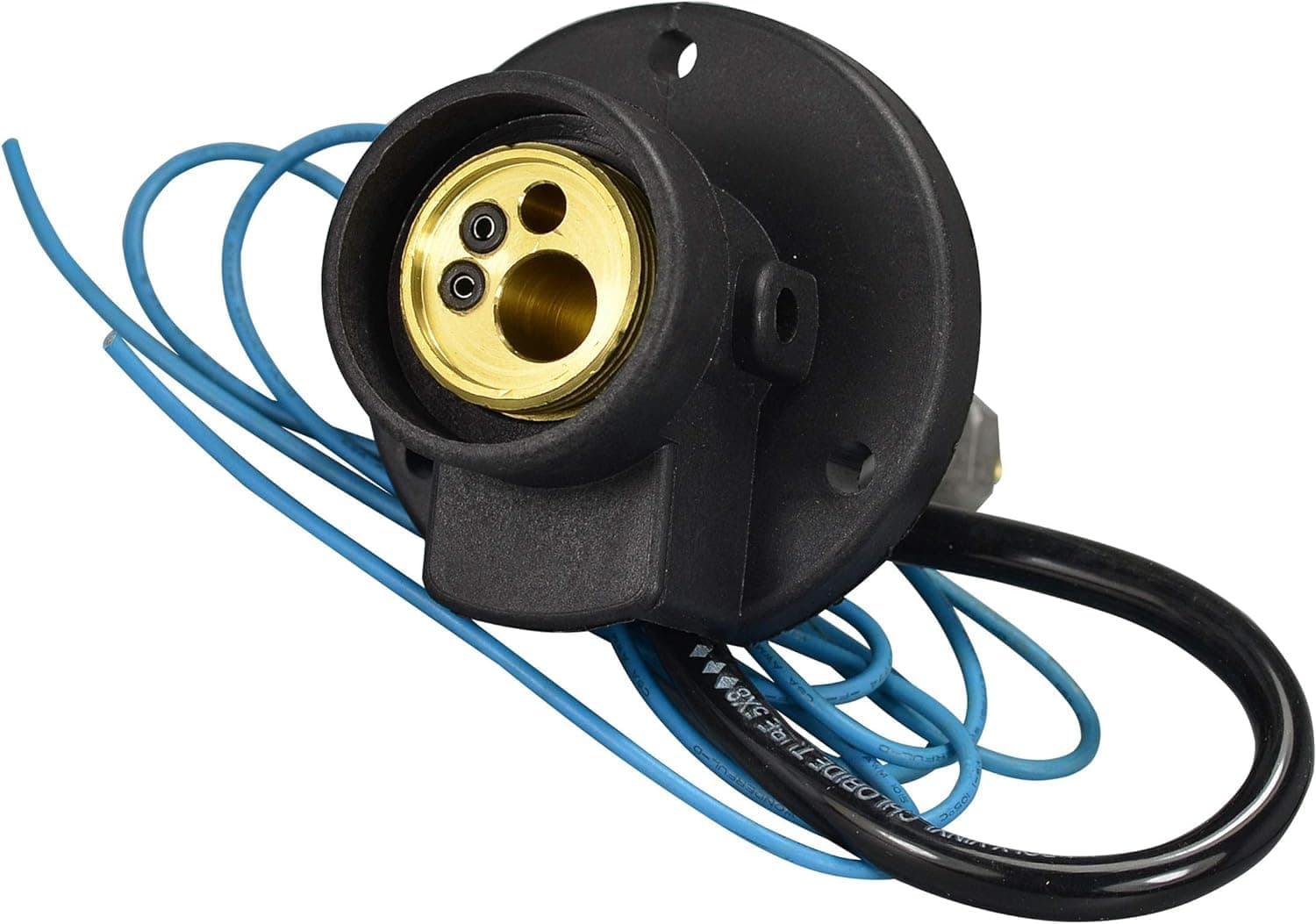 RIVERWELD Binzel Style MIG MAG CO2 Welding Torch Central Connector Panel Socket Female Adaptor Euro Conversion