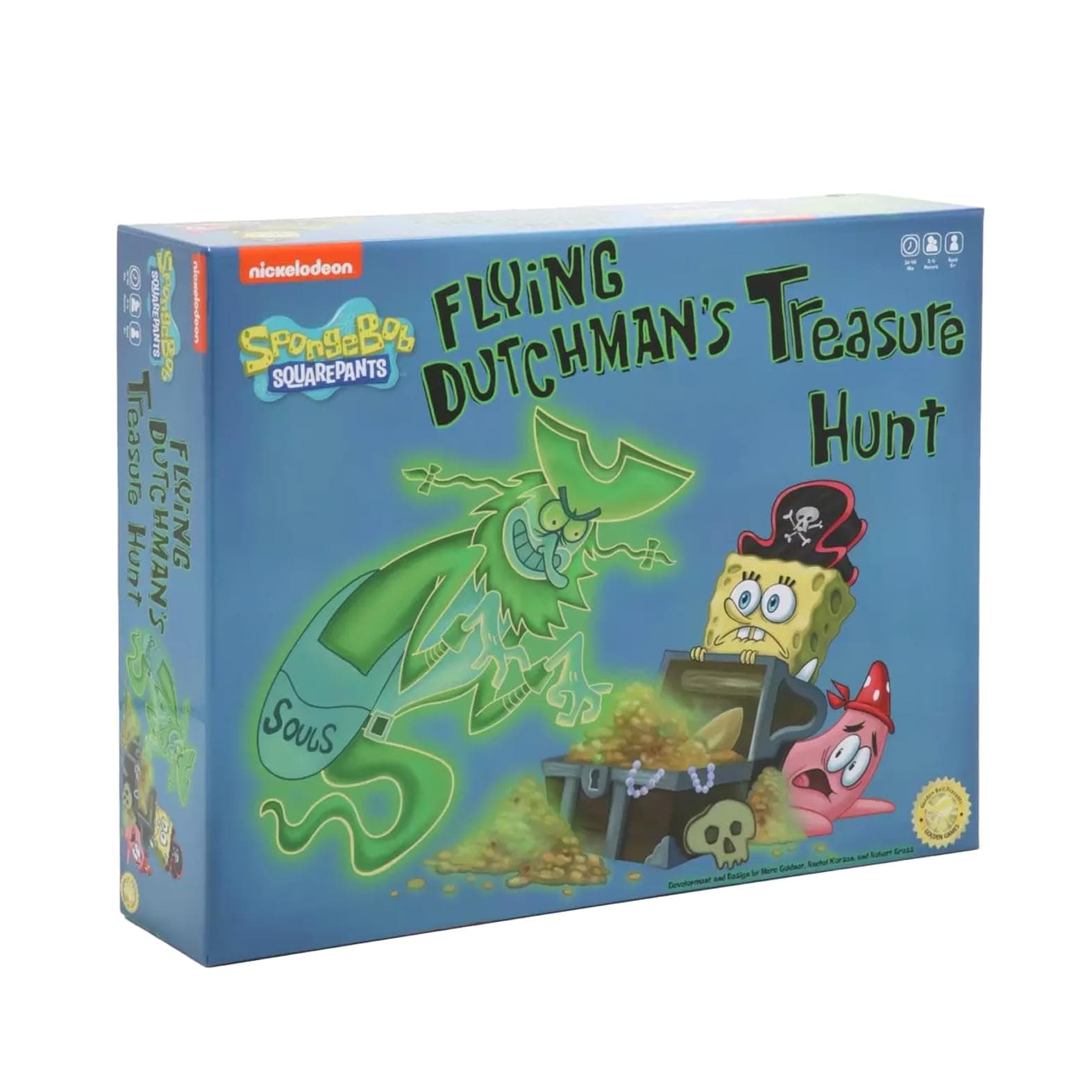 Nickelodeon Spongebob Squarepants Flying Dutchman's Treasure Hunt Board Game | Fun Family Entertainment for 2-6 Players