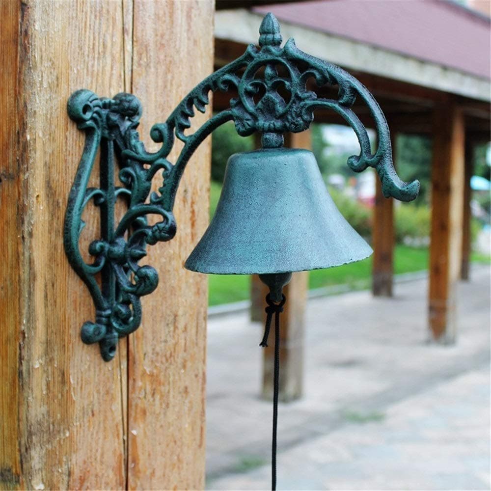 HEMFV Vintage Cast Iron Rustic Dinner Bell