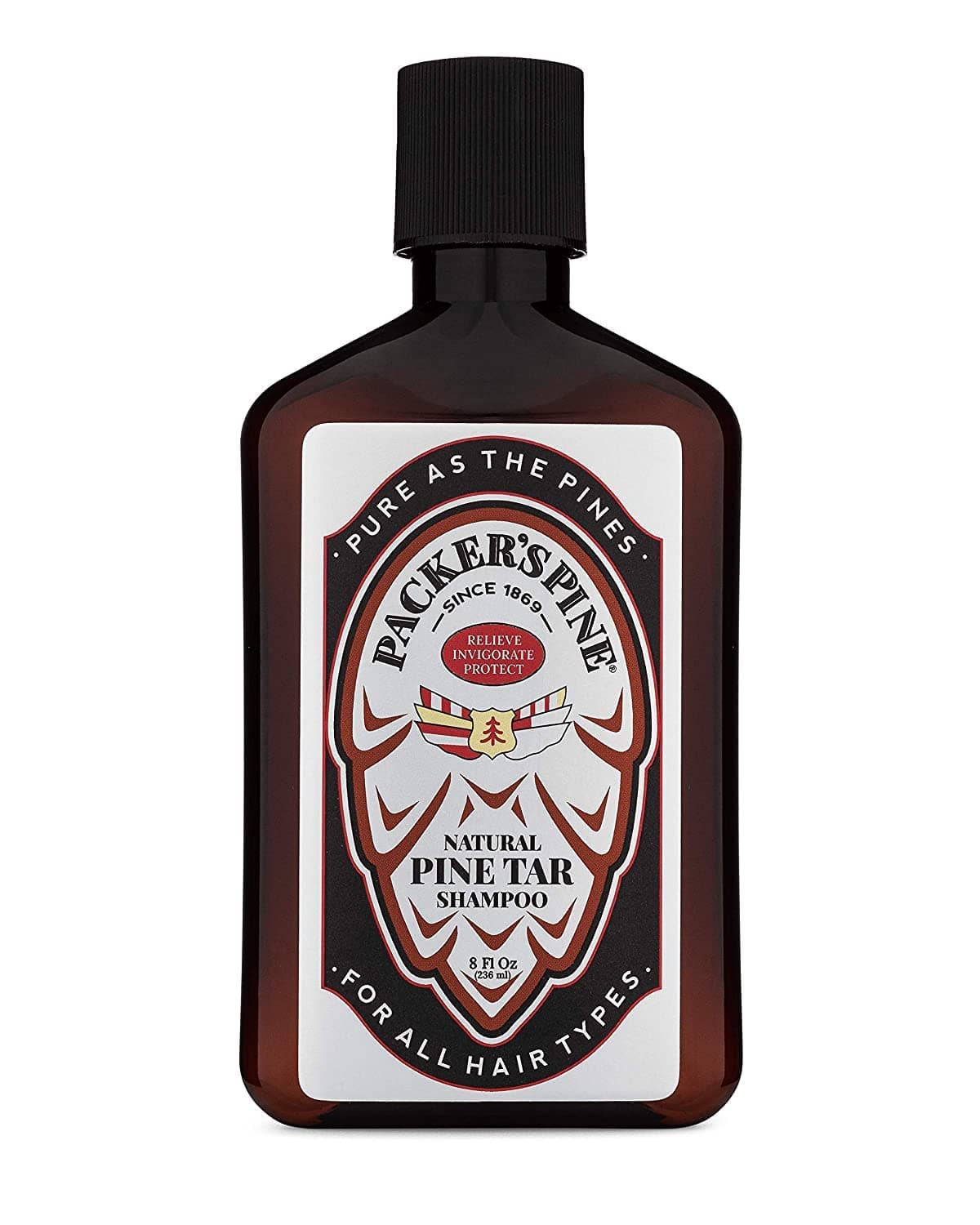 PACKER'S Pine Tar Shampoo 8 oz (Pack of 2)