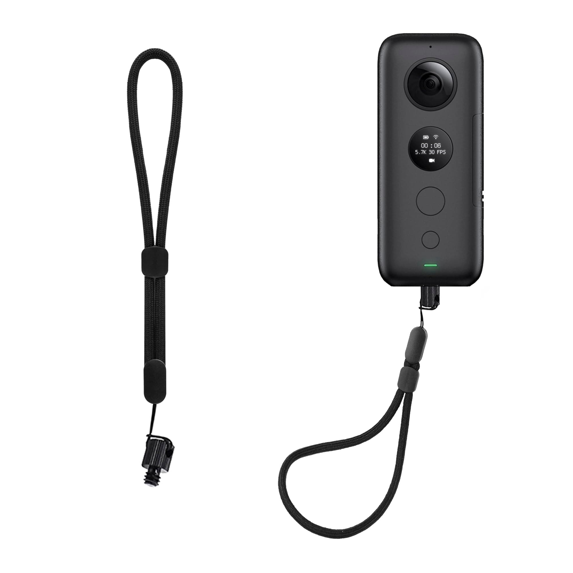 MITIME Hand Strap Wrist Strap for Insta360 One X2/X3 Light Weight Hand Wrist Anti-Lost Lanyard 1/4 Screw Connector Hand Rope Sports Camera Accessories, M