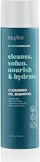 RevAir Cleansing Oil - Clarifying Shampoo for Curly Hair Infused with Coconut Water, Hyaluronic Acid & Olive Leaf Extract - Detox Shampoo for Product Build Up - Vegan & Cruelty Free (16 Fl Oz)