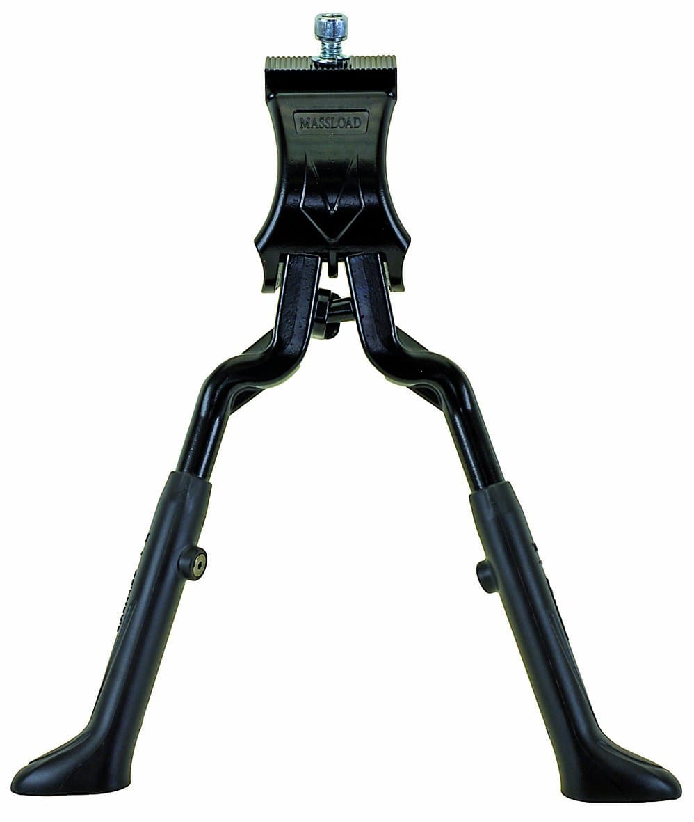 Messingschlager Unisex's Double Leg Side Stand-Black, Adjustable from 24-28 Inch