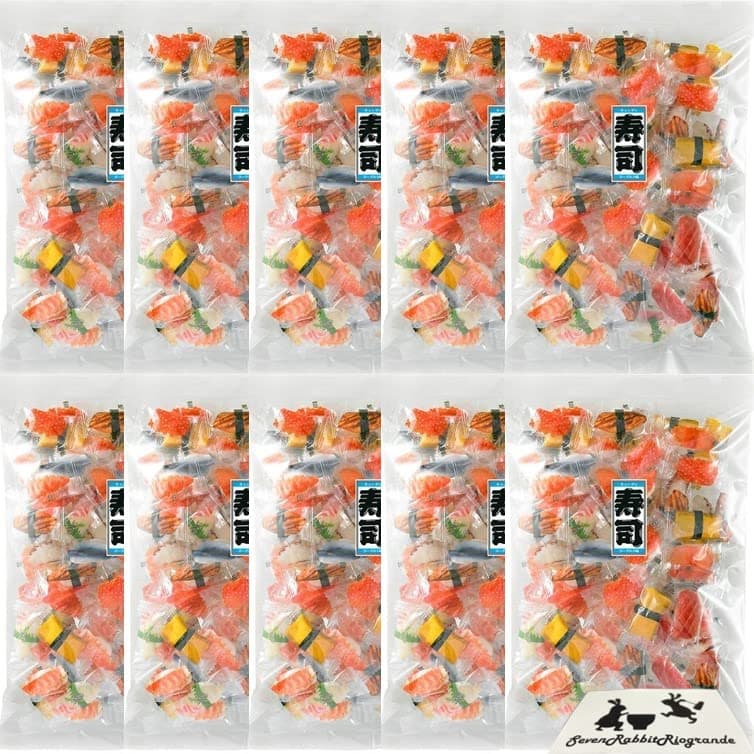 Selectable Quantity Sushi Candy Present, Sweets, Petite Gift, Overseas Business Trip, Japan, Souvenirs, Dagash, Prizes, Events, Coarse Products, Large Amount, Small Bag, Homestay, Individual