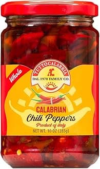 Tutto Calabria Hot Long Calabrian Chili Peppers 10.2 Oz. Jar by Tutto Calabria