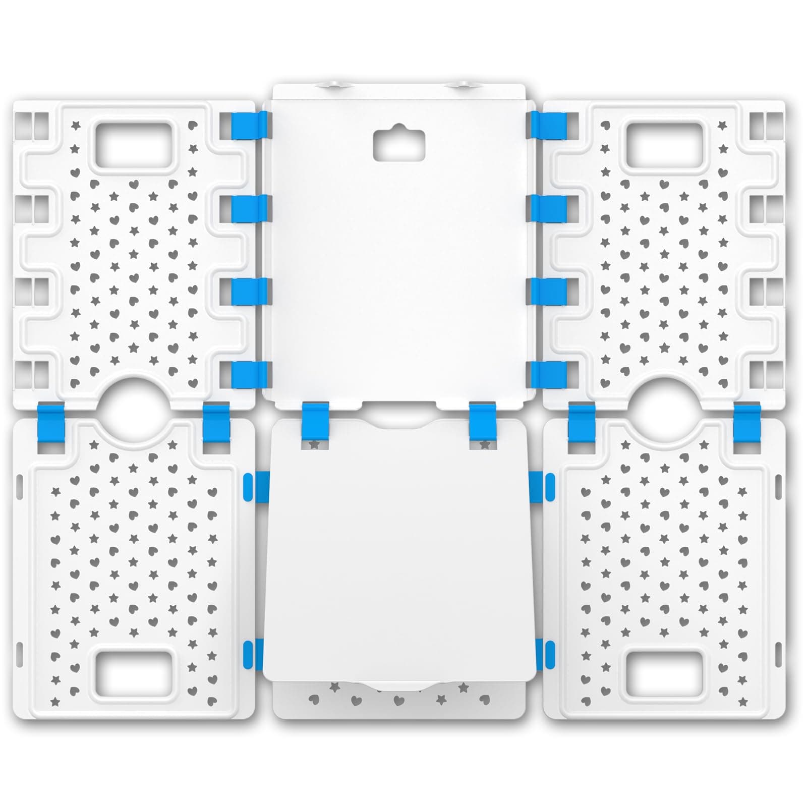BoxLegend V4 Shirt Folding Board Enlarged and Widened Shirt Folder Folding Adults Laundry Tool Clothes Folder Laundry folders Folding Boards for tshirt, Sweater, Pants, Dresses, White