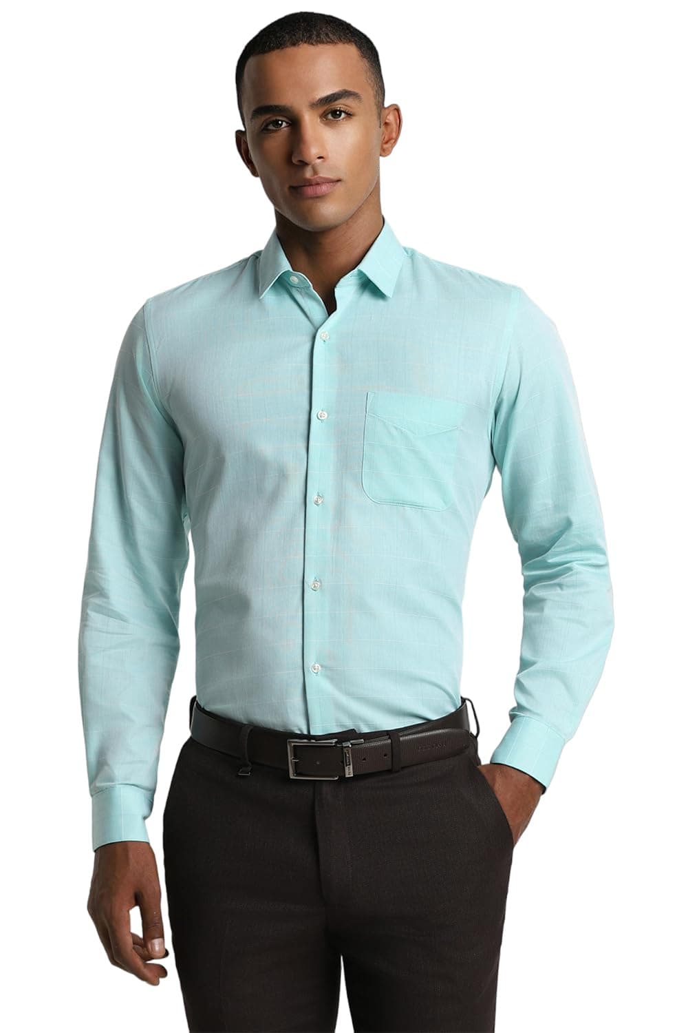 Peter EnglandMen's Regular Fit Shirt