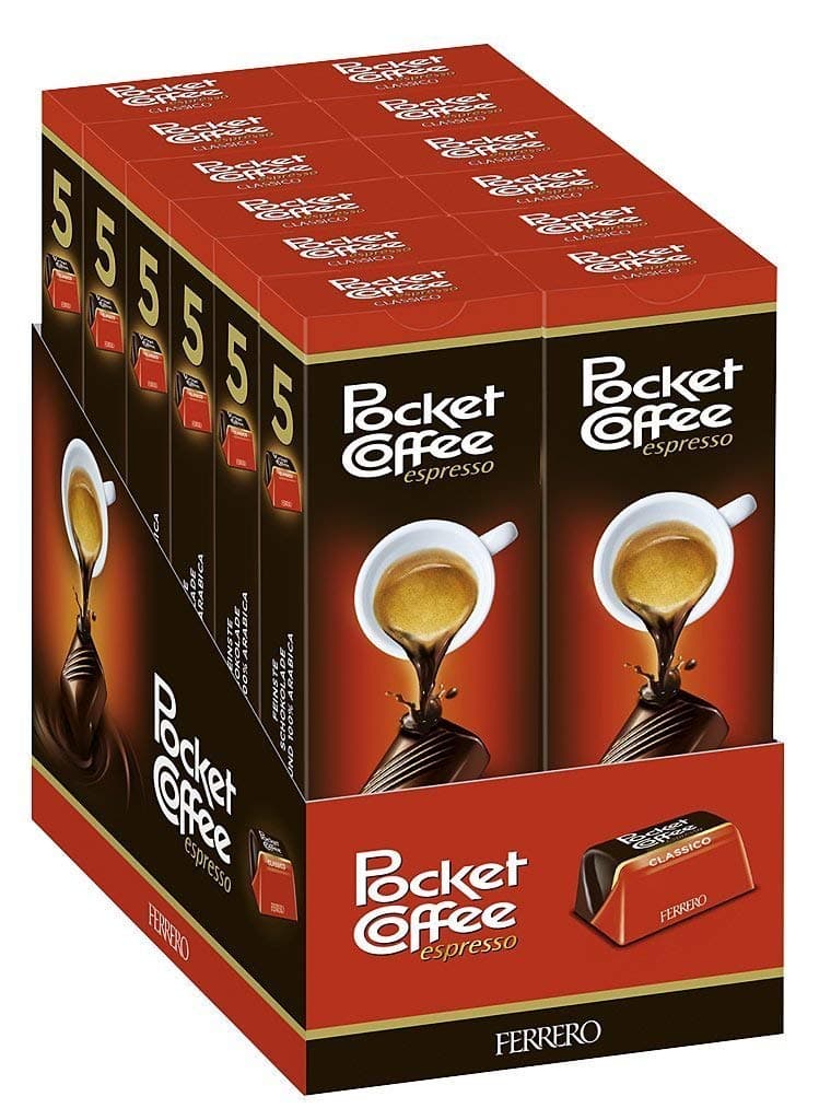 Pocket Coffee , 12er Pack (12 x 5 Stück Packung)