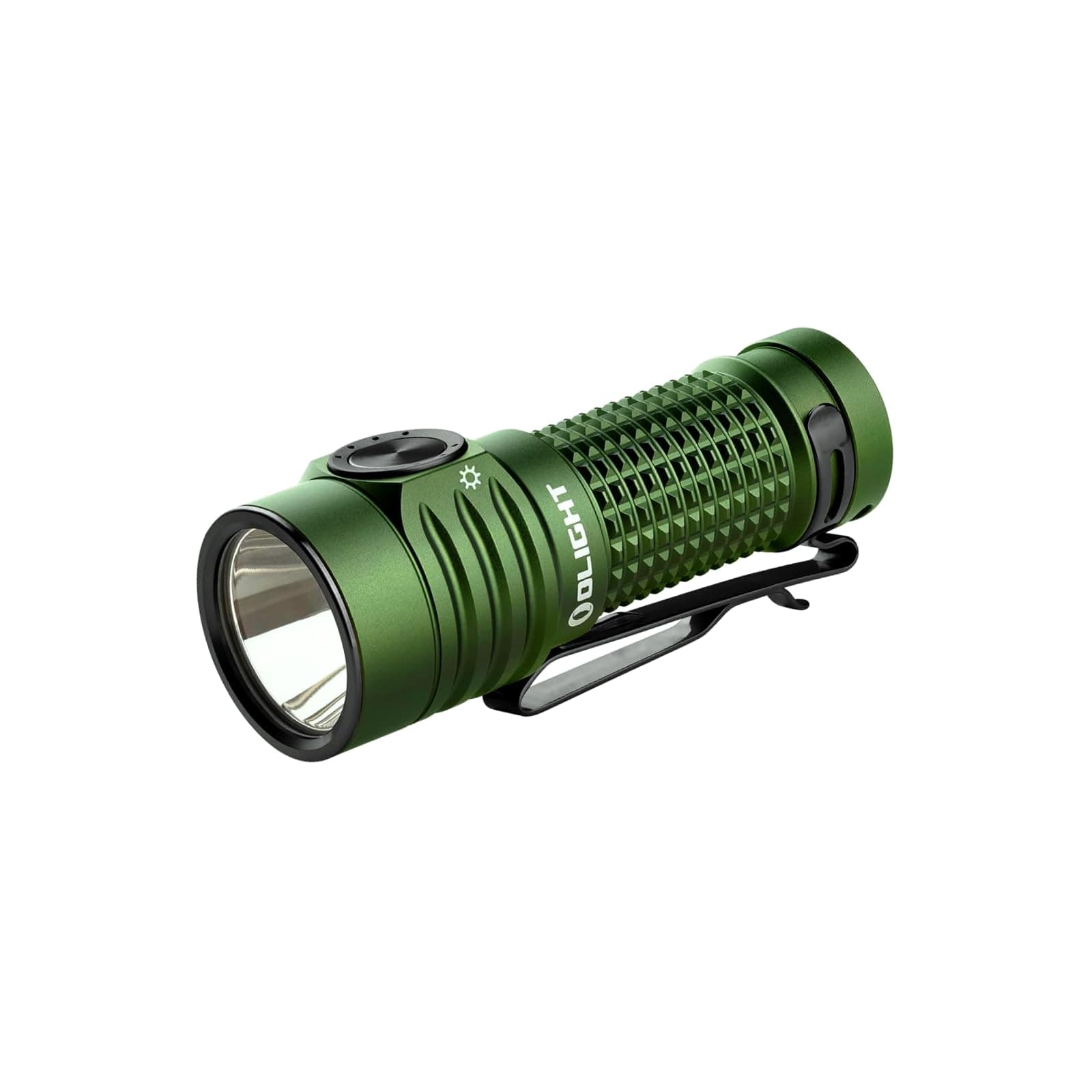 OLIGHT BatonTurbo EDC Flashlight Rechargeable, 1000 Lumens Compact LED Powerful Flash Light 510 Meters Long Throw, with Magnetic Charging Cable and Landyard for Hiking, Camping, Home Use (OD Green)