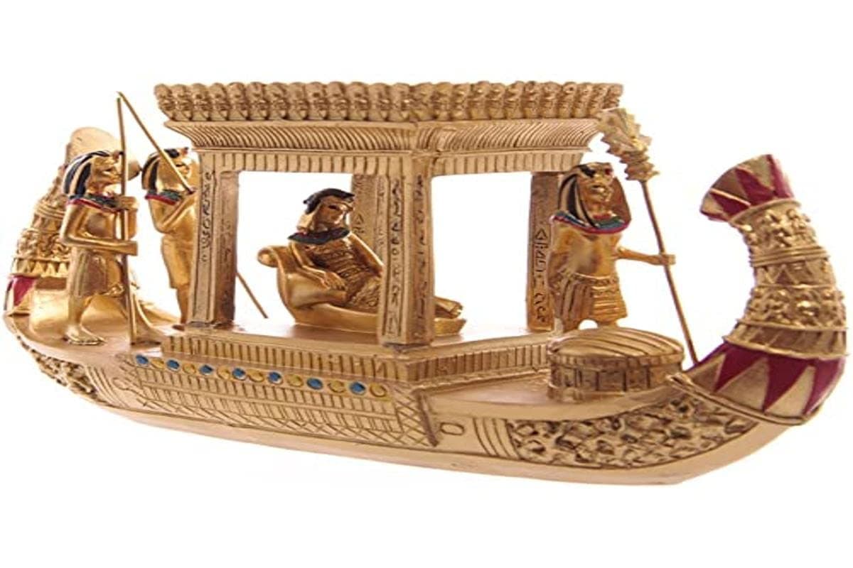 ESP12 Gold Egyptian Canopy Boat