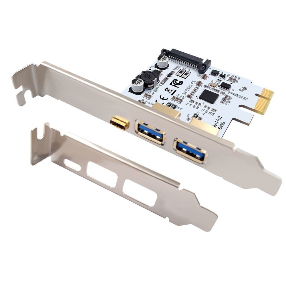 EXPLOMOS PCIE to Type C USB 3.0 Express Card (Type C + 2 USB 3.0)