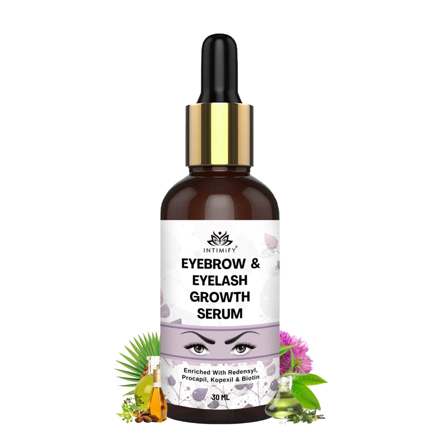 INTIMIFY EyeBrow & EyeLash Growth Serum 30 ml (Pack of 1)
