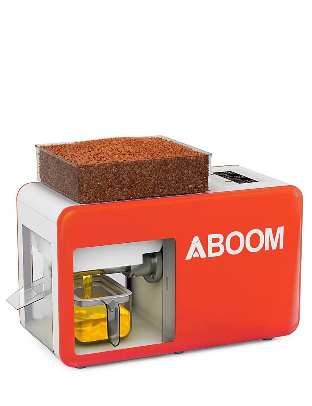 Aboom Oil Pressing Full-automatic, Intelligent for Flax Seed, Linseed, Camellia Seed, Hemp Seed, Perilla Seed, Coconut Walnut, Almonds, Kernel, Sunflower, Hazelnut Etc Used in Kitchen & Home