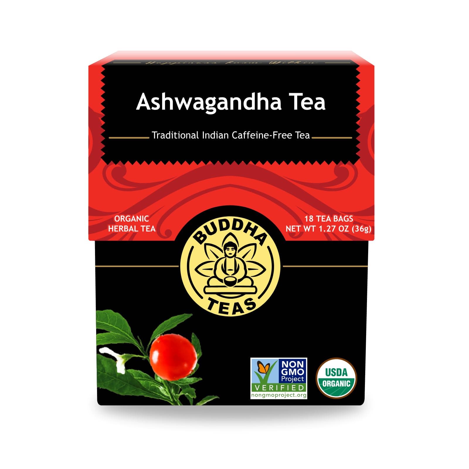Buddha Teas Ashwagandha Root Tea - 18 Bleach