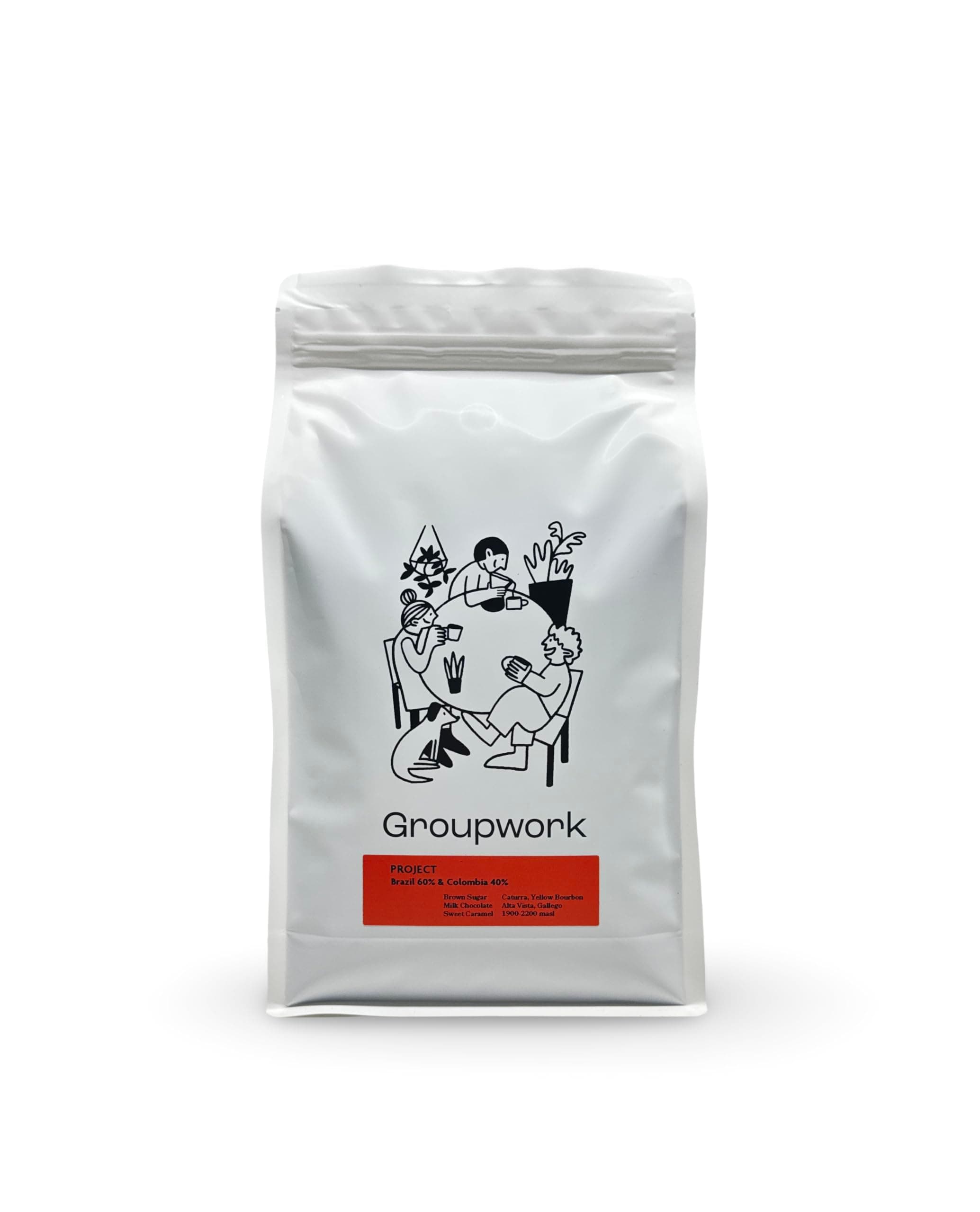Groupwork Coffee | 1kg Speciality Coffee Project Blend | 100% Arabica Medium Roast Coffee Beans | Suitable for All Coffee Machines | Roasted in Ireland