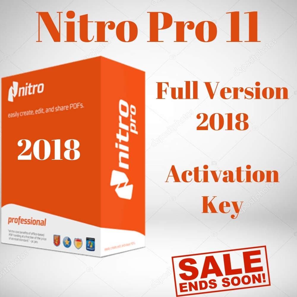 Nitro Pro 11 PDF Editor ✔️ 2018 Full Version ✔️Lifetime License Fast Delivery