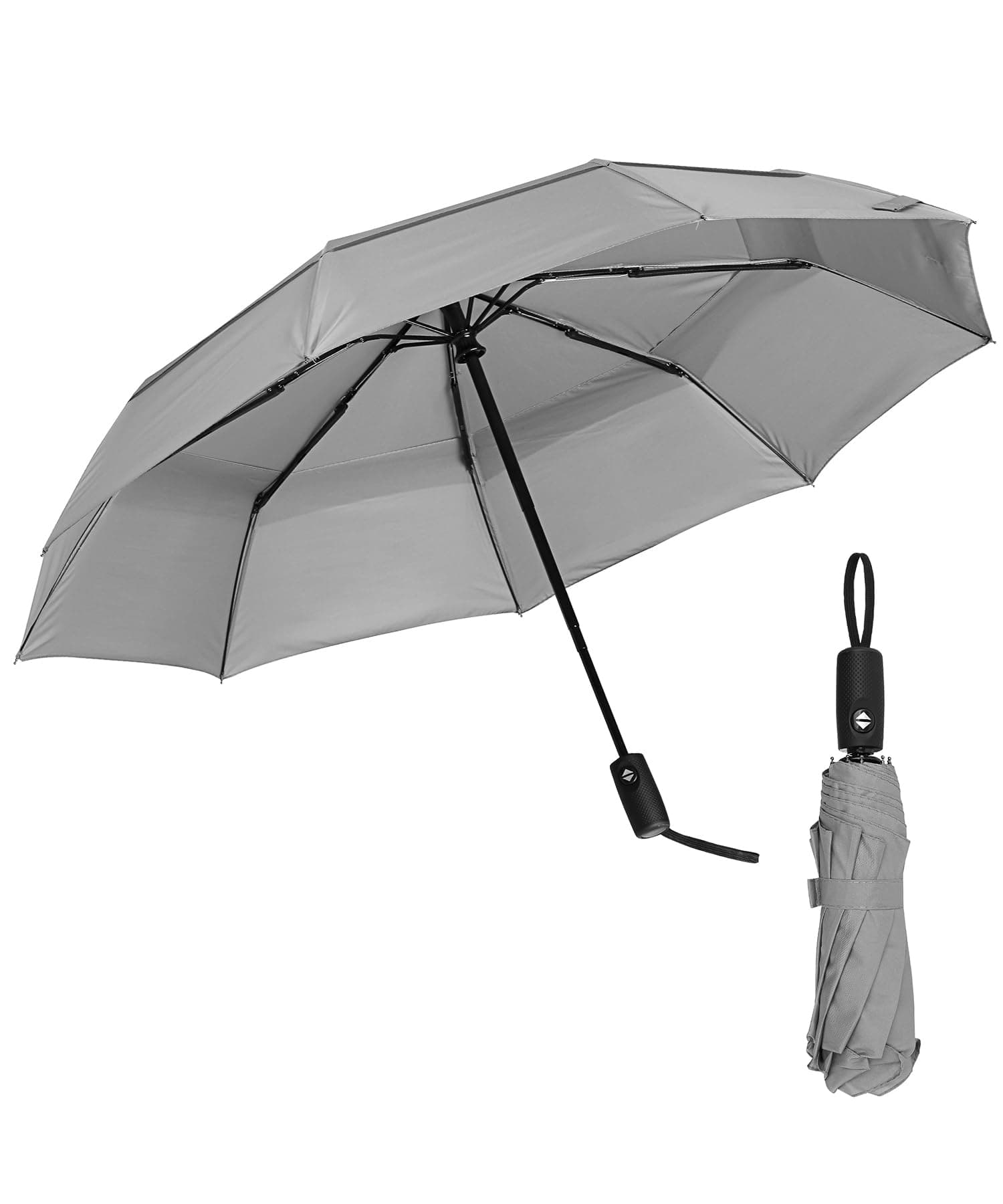 Windproof Travel Umbrella, Automatic Umbrellas for Rain, Compact
