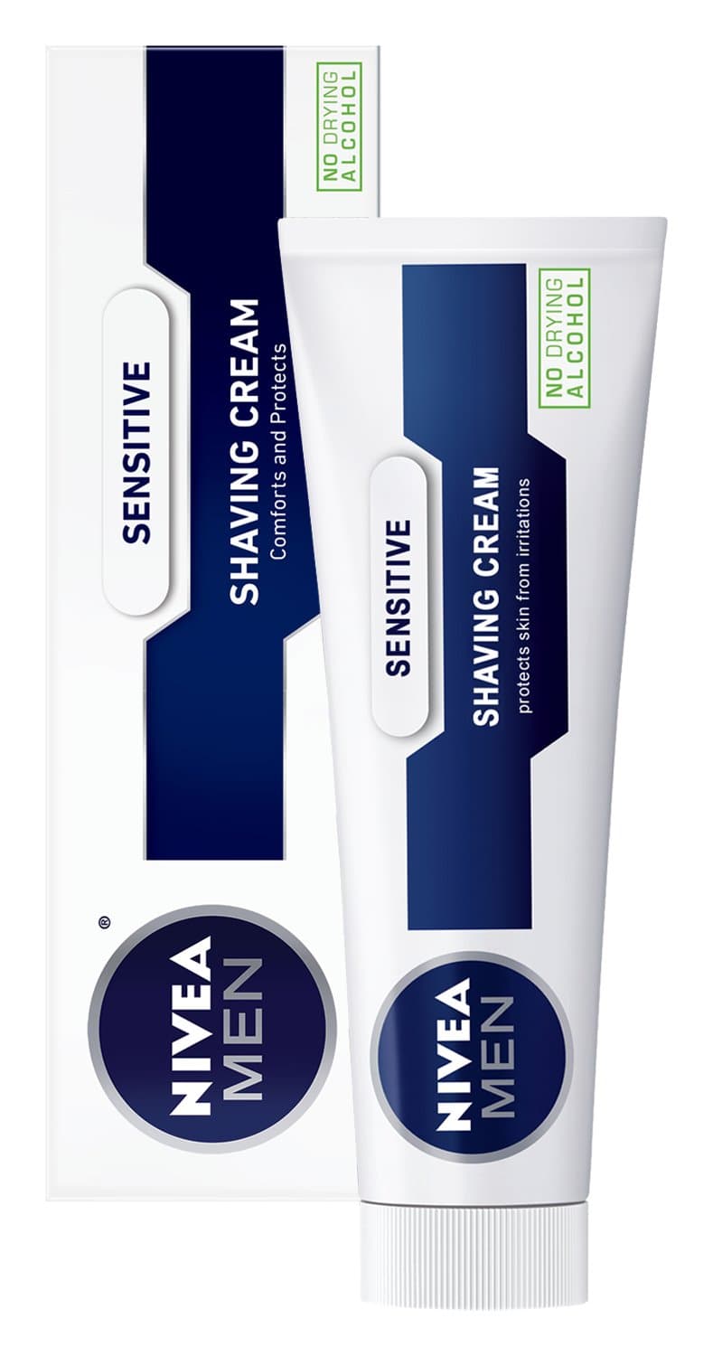 Nivea for Men Sensitive Shave Cream for Men, 100ml