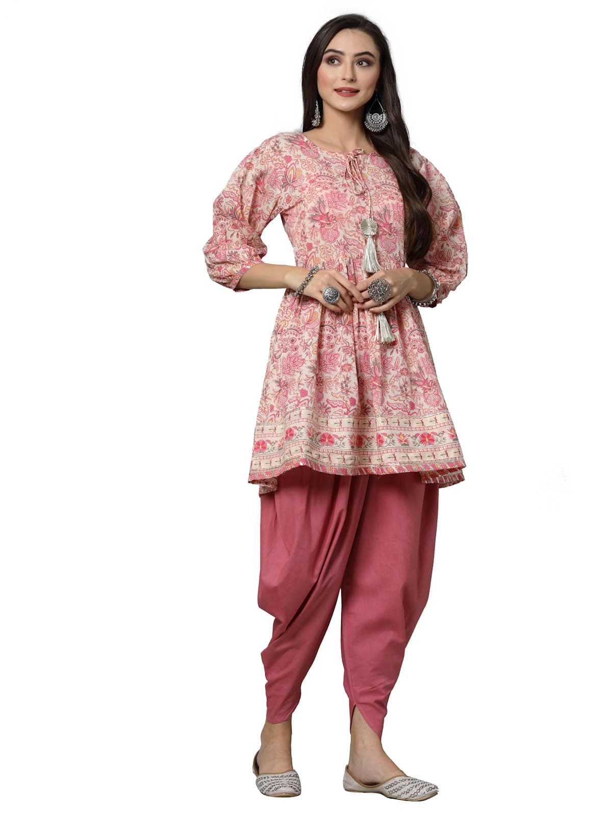 Stylum Women's Cotton Floral Kurta Set