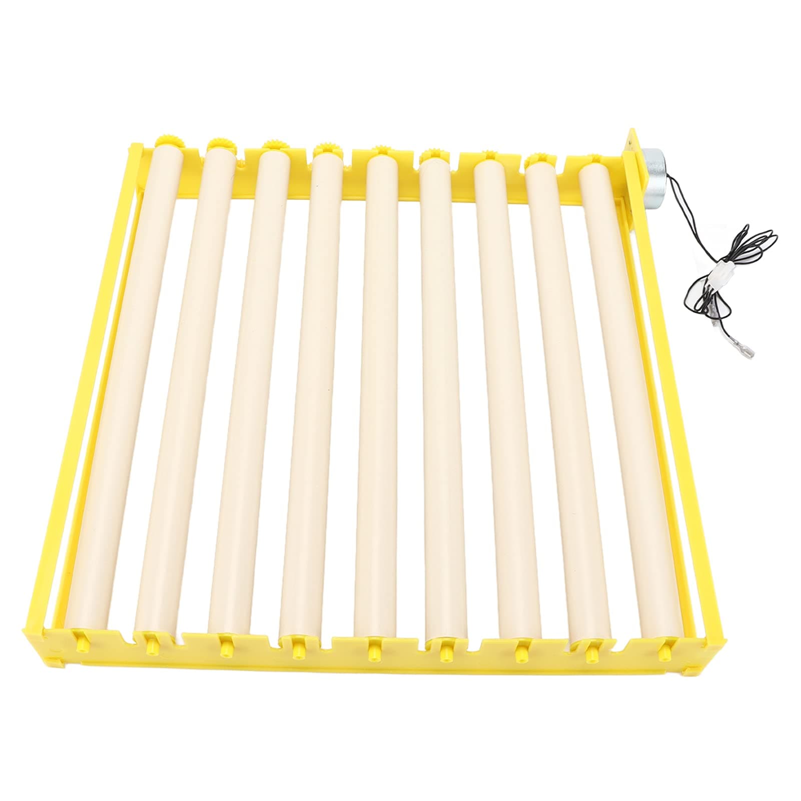 Fren Egg Incubation Tray, Eggs Turning Tray Automatic for Egg Incubator, 56 Eggs Turner Quail Egg Carton Fully Automatic Egg Incubator Turner for Home Farm with Hatching Grill