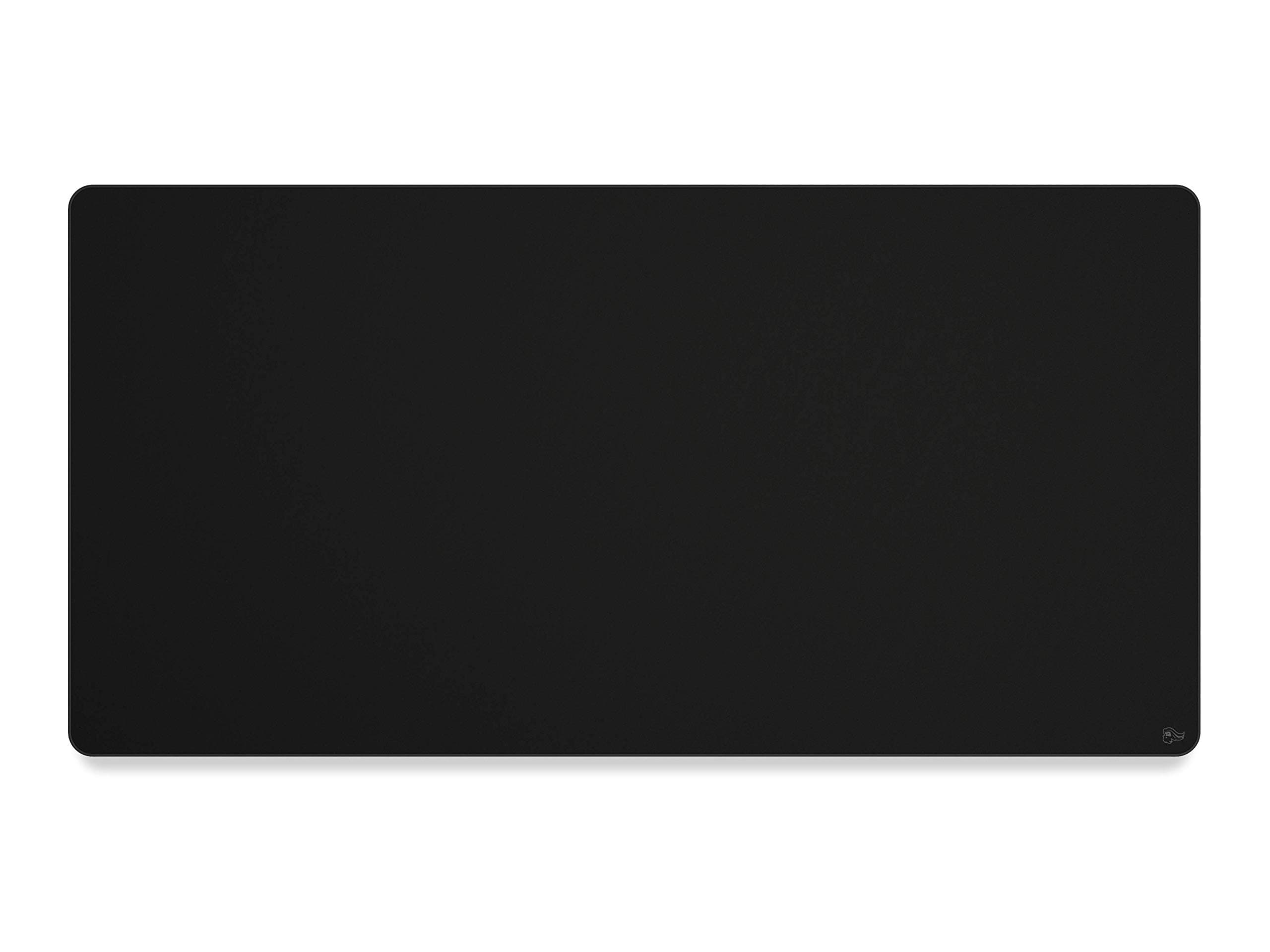 Glorious XXL Extended Gaming Mouse Mat/Pad - Stealth Edition - Large, Wide (XXL Extended) Black Cloth Mousepad, Stitched Edges | 18"x36" (G-XXL-Stealth)