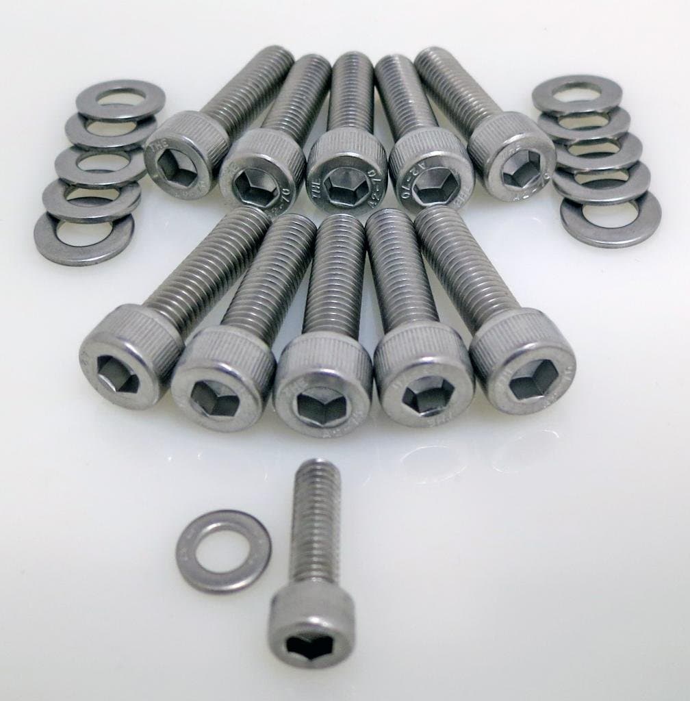 Scram Speed LSX105 GM LS Engine Stainless Timing Cover Bolt Set