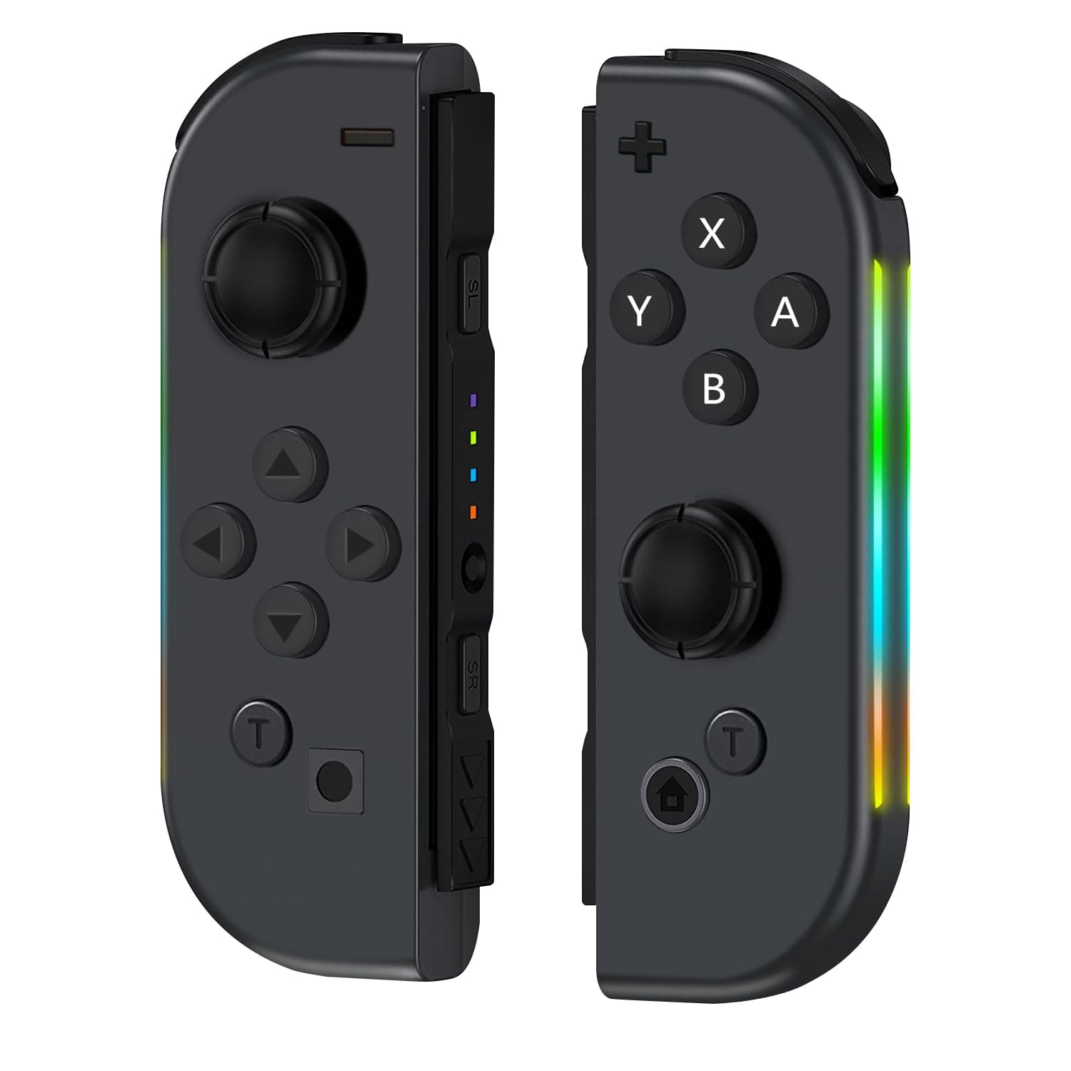 JYELUK Replacement for Nintendo Switch Controller,Compatible with Switch Controllers With RGB LED,Support Double Vibration/Wake-up/Screenshot