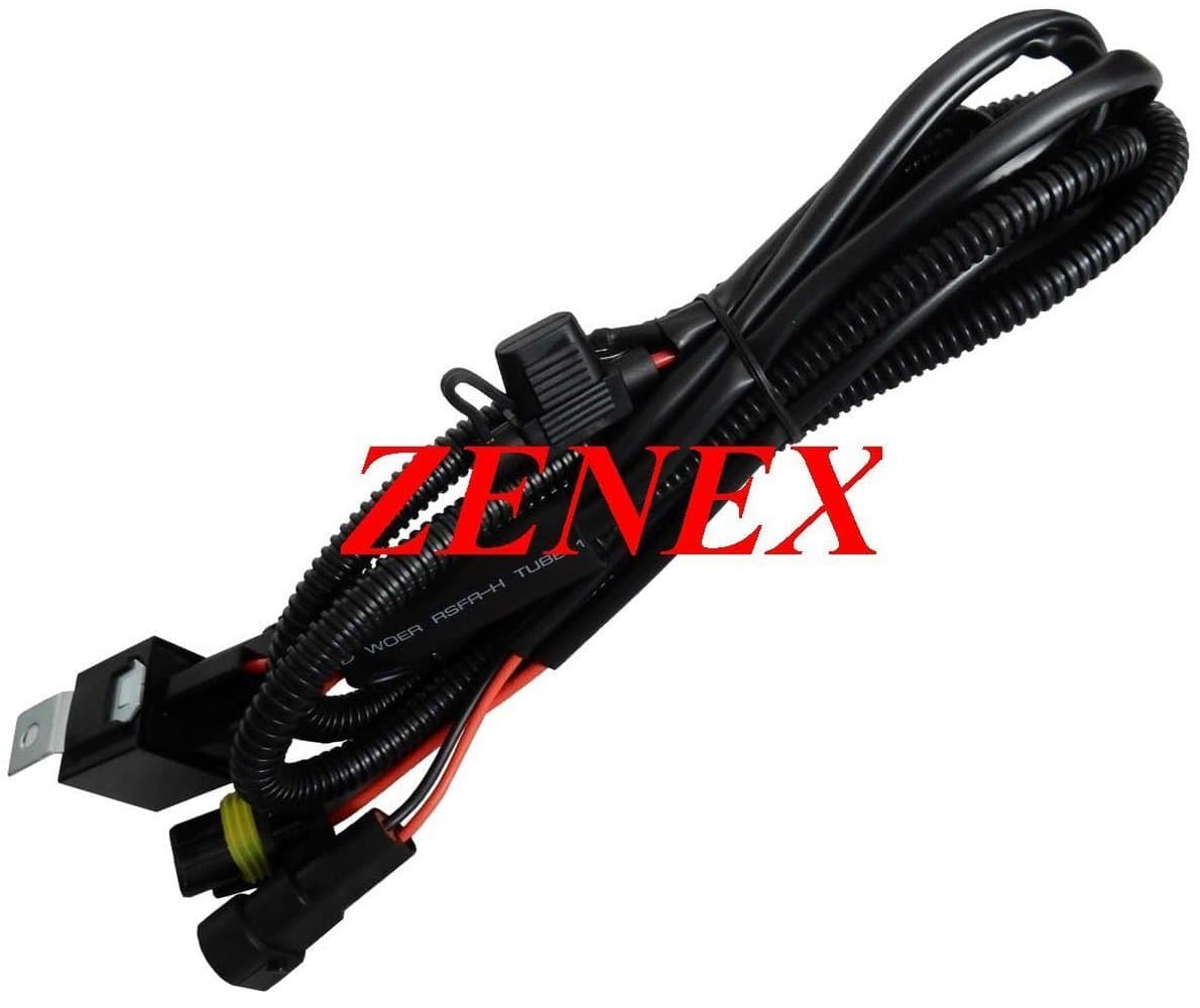 Zenex HID Kit Single Beam Wire Relay Harness (H11)