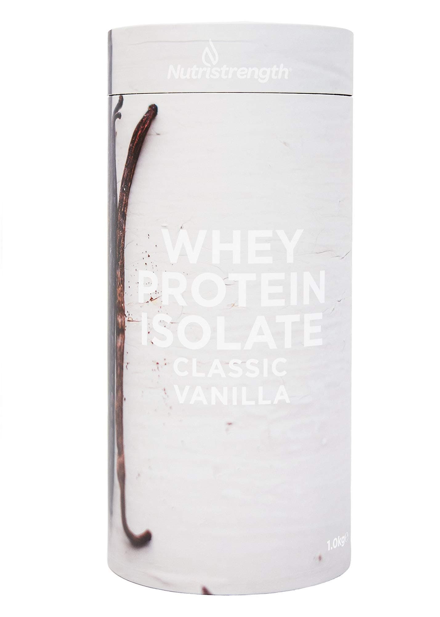 Nutristrength Whey Protein Isolate Powder Classic Vanilla Flavour, 1kg