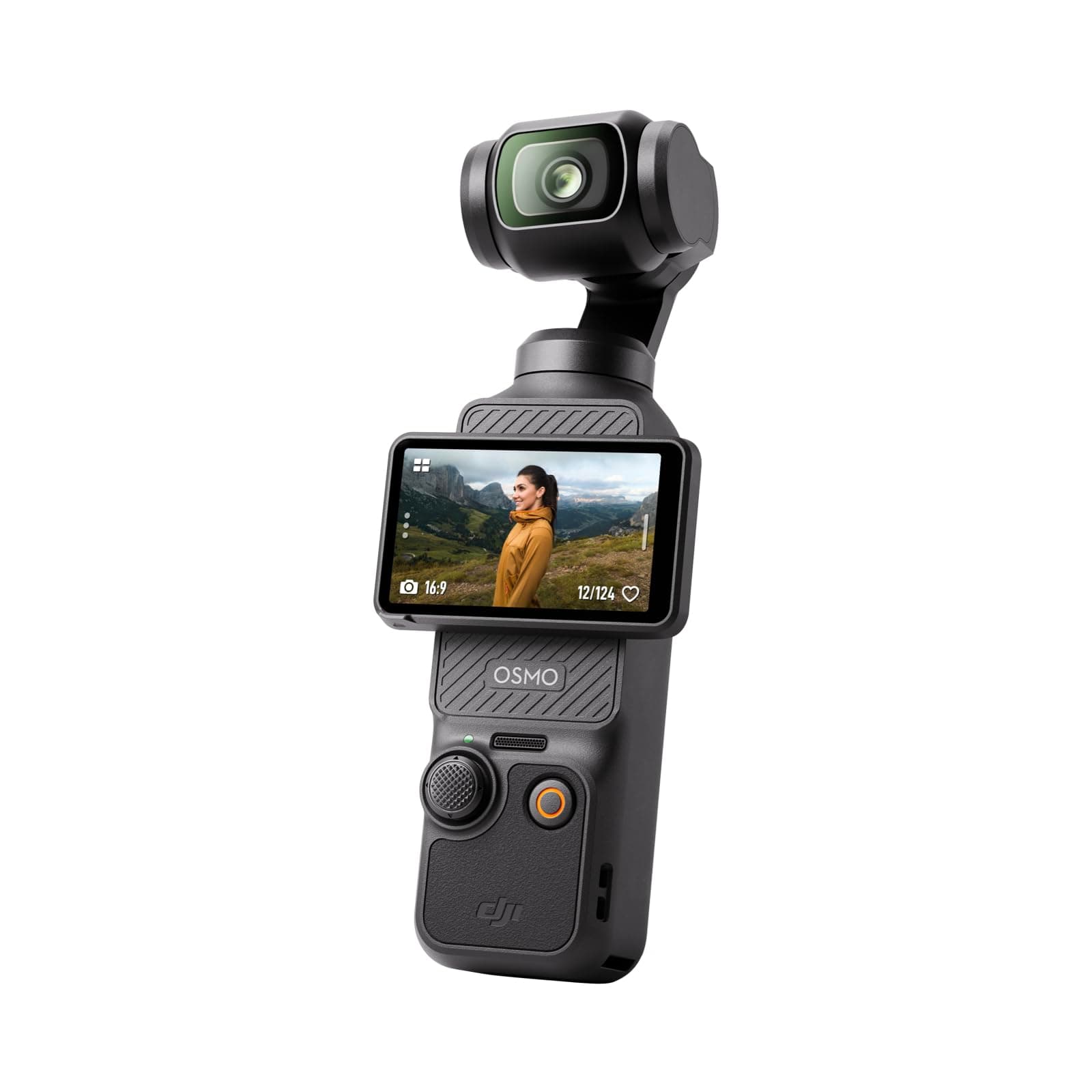 DJI Osmo Pocket 3, Vlogging Camera with 1'' CMOS & 4K/120fps Video, 3-Axis Stabilization, Face/Object Tracking, Fast Focusing, 2" Rotatable Touchscreen, UAE Version with Official Warranty Support