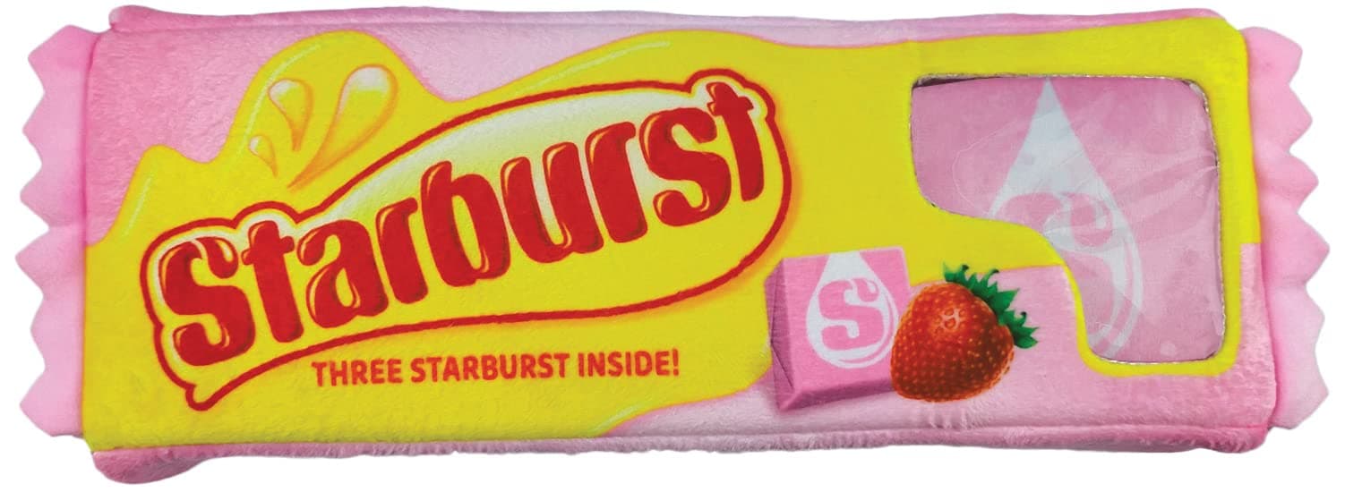 iscream Starburst Package 15" x 5.5" Pillow Set with Mini Starburst Candy Pillows