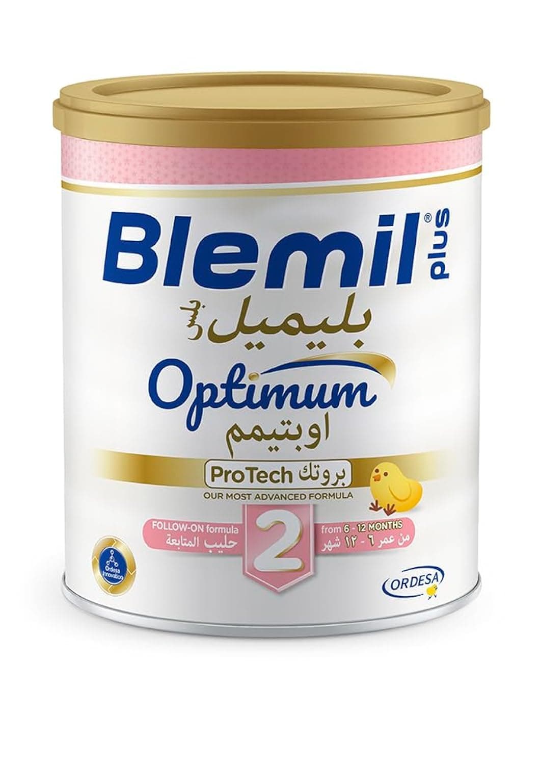 Blemil Plus 2 Optimum Protech Follow-On Formula Cow'S Milk Powder For Infant From 6 To 12 Months 400 G, White