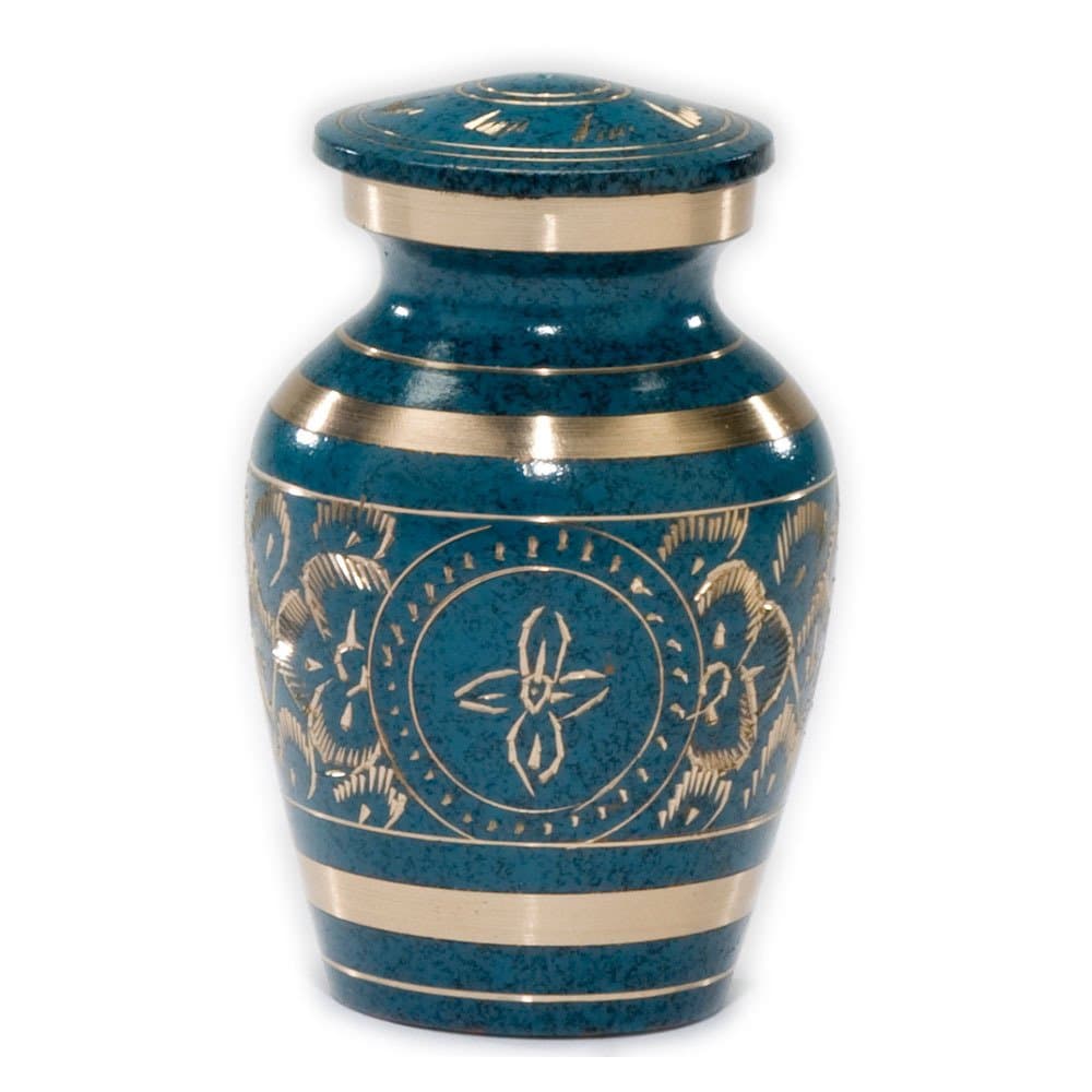Azure Cremation Urn (Keepsake/Mini-Not Full Size)
