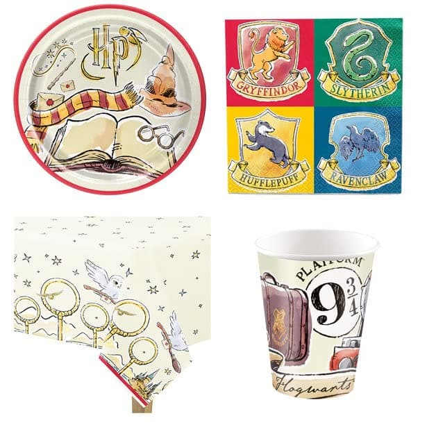 Harry Potter Party Pack Set For 8 Guests