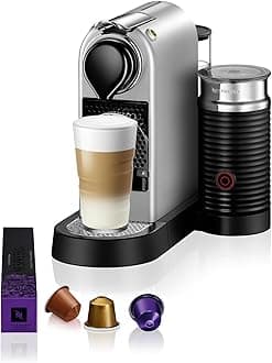 CitiZ&milk Coffee Machine by Nespresso - Elegant Silver Design, Premium Milk Frothing System, UAE Version