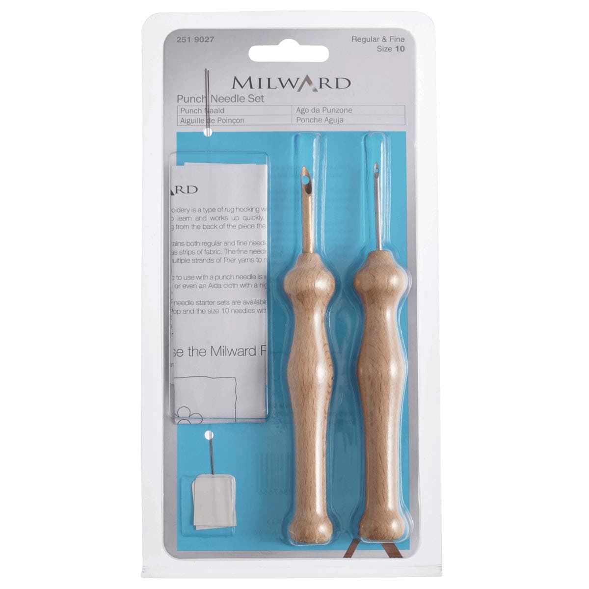 2519027 Punch Needle Set: Size 10: Regular and Fine, Natural