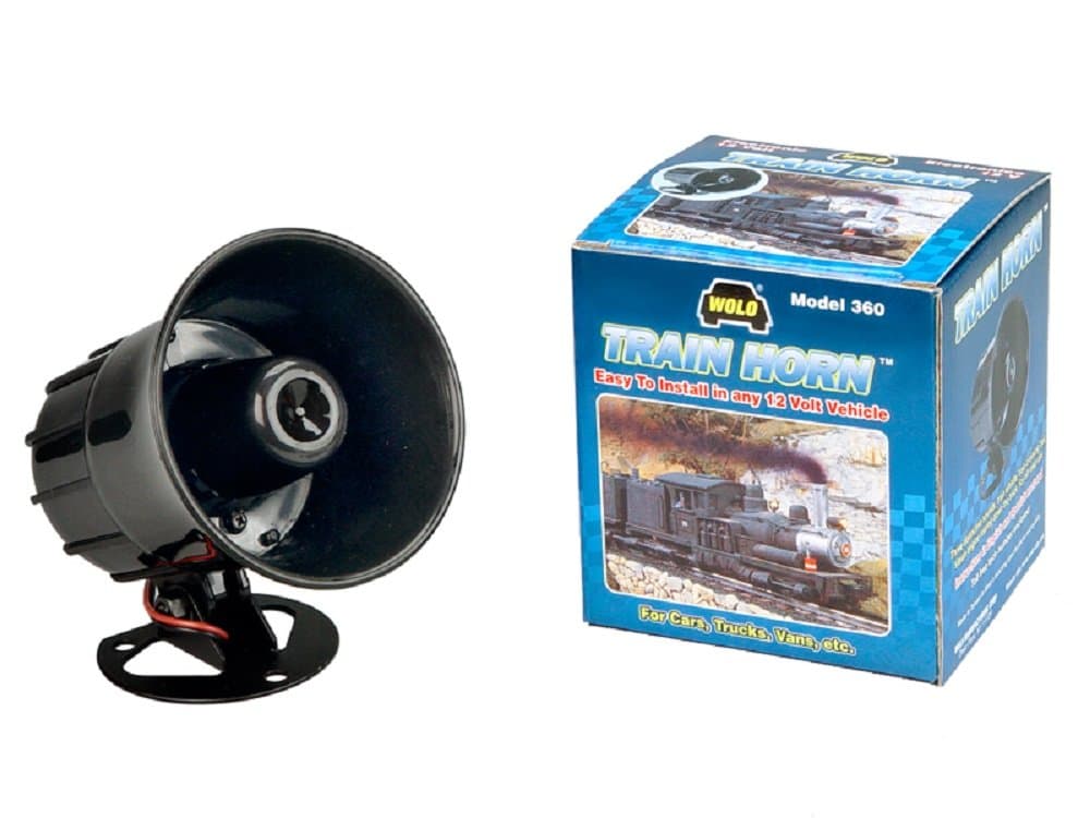 Wolo (360) Train Horn Electronic Horn - 12 Volt